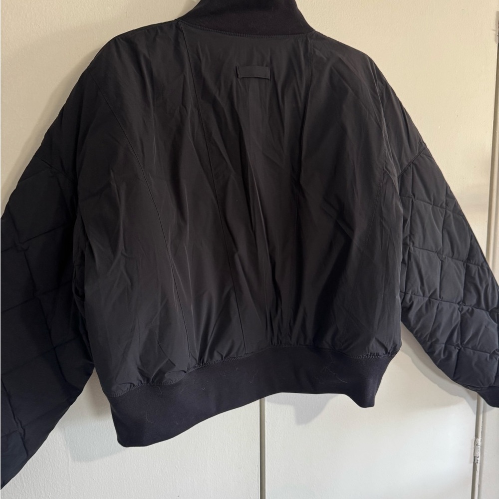 Black Bomber Jacket - image 3